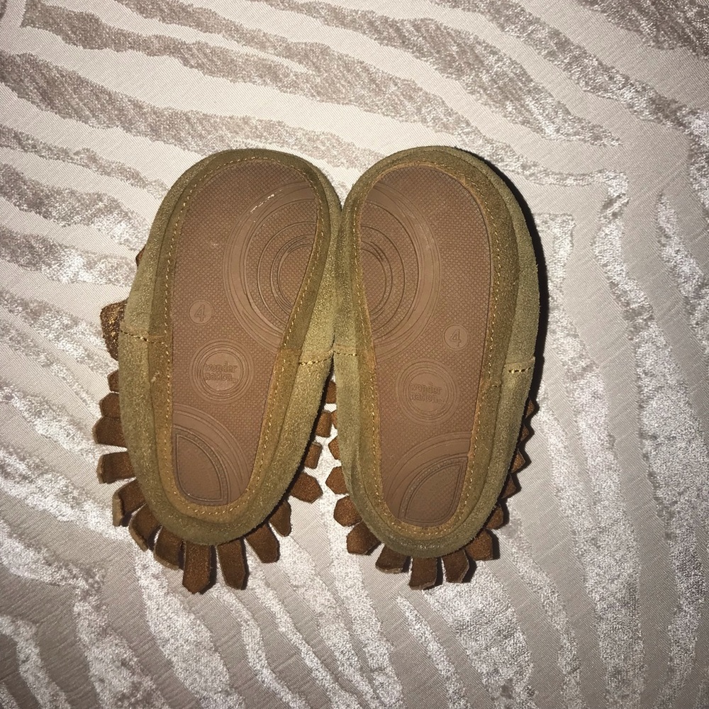 🚼 Wonder Nation | Baby Moccasins with Velcro Strap - Picture 4 of 4